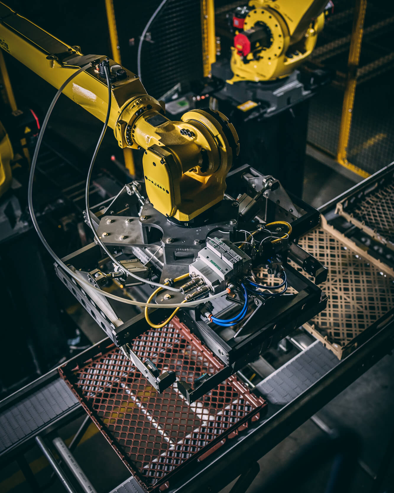 Robotic Basket Unstacker